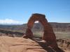 Karen Carl Standing Under Delicate Arch